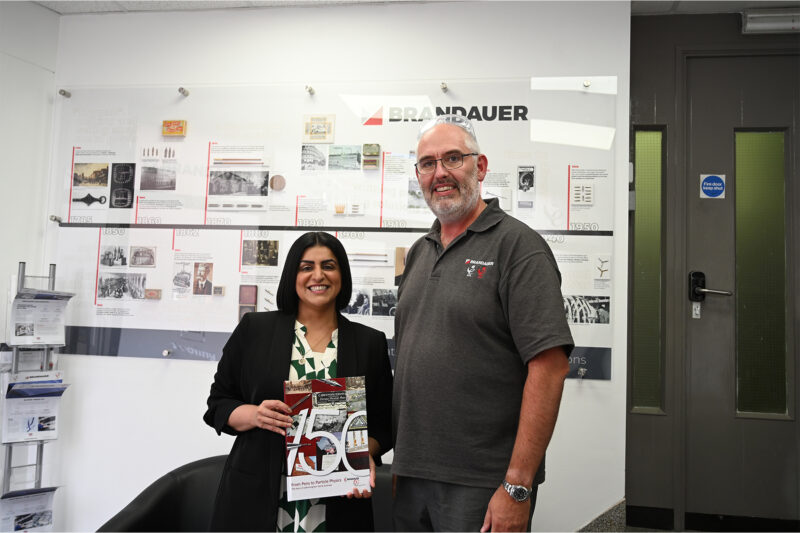 Shabana Mahmood MP and Rowan Crozier MBE